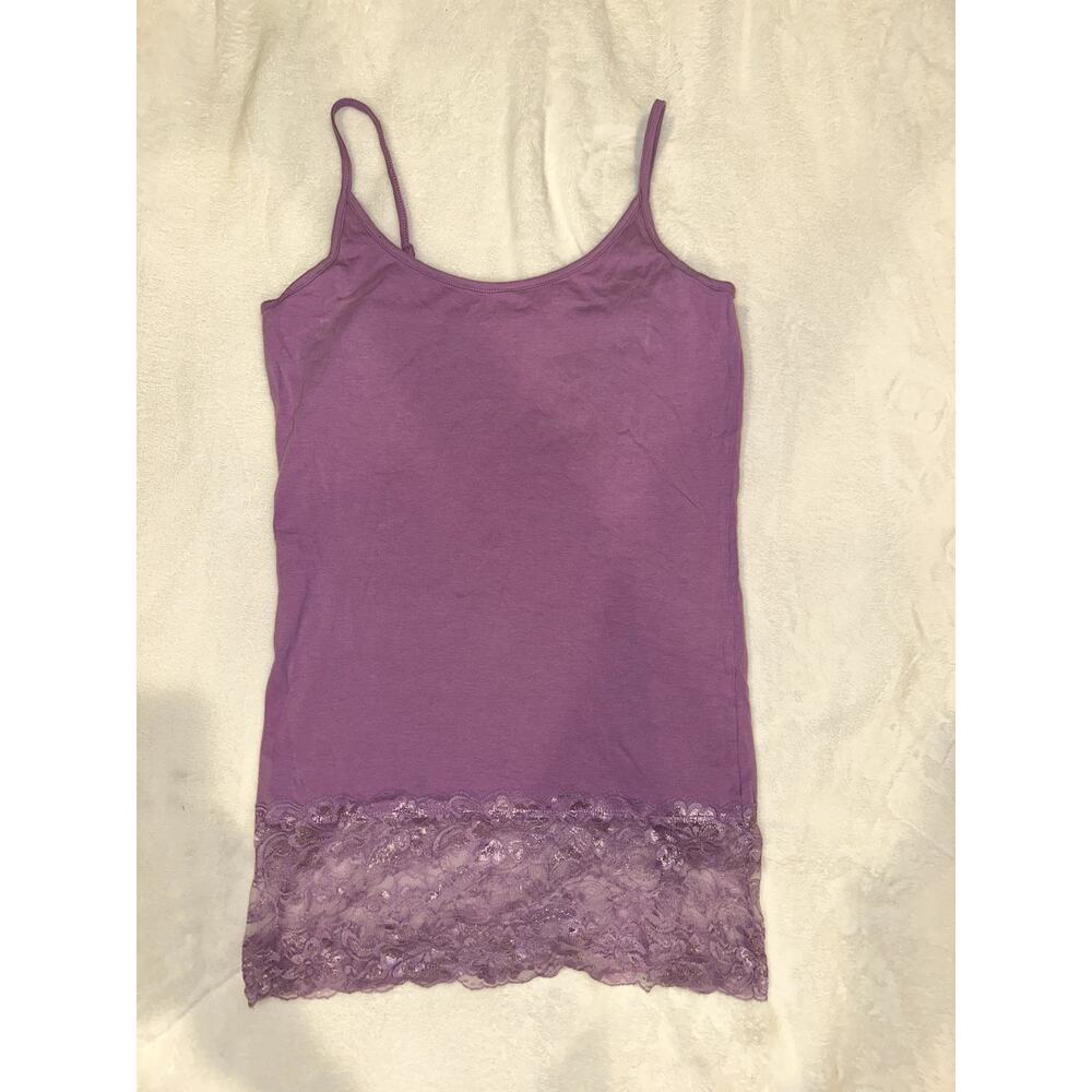 purple lace tank